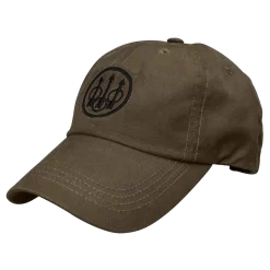 Beretta Waxed Cotton Hat -Shooting Gear Shop BC092025330705 WaxedCottonHat Green FRONT square 1