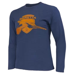 Beretta Birdy LS T-Shirt -Shooting Gear Shop TS202T18900999L Birdy TShirt LS Black FRONT square