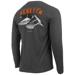 Beretta Highball LS T-Shirt -Shooting Gear Shop TS205T18900118 1526MallardLSTShirt Beige FRONT square 1