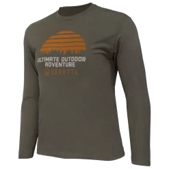 Beretta UOA LS T-Shirt -Shooting Gear Shop TS209T18900093 UOALSTShirt Charcoal SIDE square 1