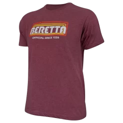 Beretta Retro Bloq T-Shirt -Shooting Gear Shop TS732T1890089V RetroBloqShirt HeatherGraphite Side